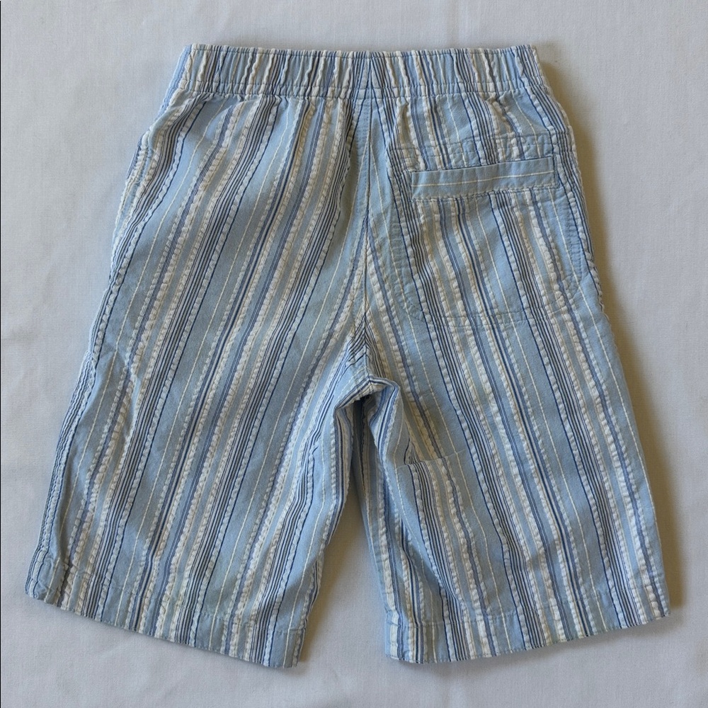 Hanna Andersson Blue Striped Shorts 100% Cotton  Boys Size 100 - Picture 3 of 7